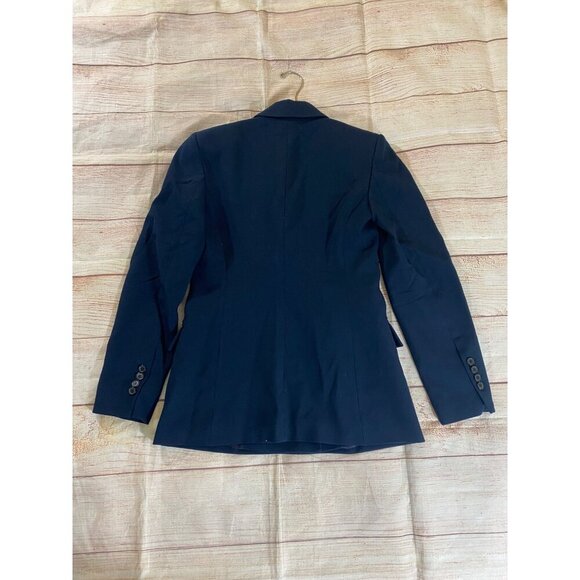 Zara Women's Blue Button Front Long Sleeve Blazer Jacket - XS - Picture 15 of 15